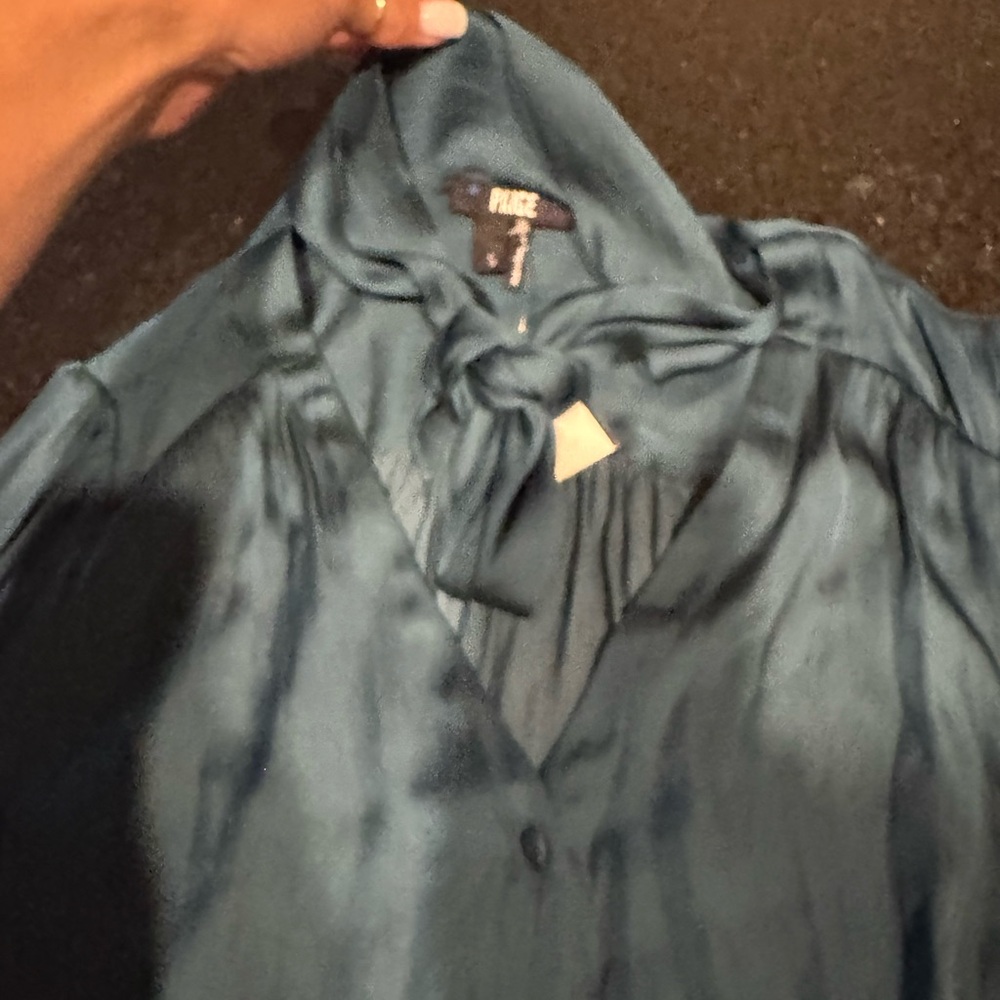 CLEOBELLE DARK SPRUCE BLOUSE - Picture 6 of 9